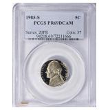 1983-S Jefferson Nickel PCGS Proof-69 DCAM