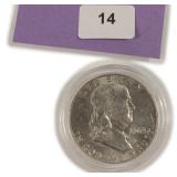 1963 Silver Franklin Half Dollar, $23.50