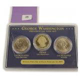 Washington Presidential Dollar Display
