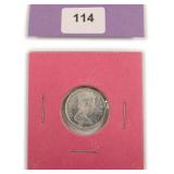 1967 Canada Mackerel Dime, 80% Silver