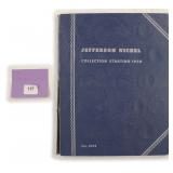 Partial Jefferson Nickel Album as shown