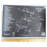Ruger 5.7 Gun Cleaning Schematic Mat