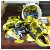 Rope, Heavy Duty Tie Down Ratchets
