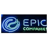 Epic Companies Neon Sign 27"x10" In Box