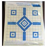 Twenty-Five (25) 14"x16" Blue Targets