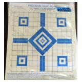 Twenty-Five (25) 14"x16" Blue Targets