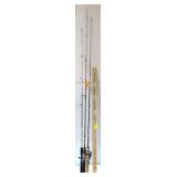 Three (3) Rods and (1) Reel