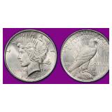 1922 Peace Silver Dollar PCGS MS-62