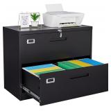 NEW IN BOX: 2 Drawer Steel Lateral File Cabinet