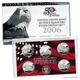 2006 S U.S. Mint Proof Silver State Quarter Set