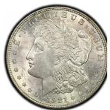 1921-P Morgan Dollar Silver U.S. Philadelphia Mint