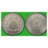 1874 Shield Nickel PCGS Proof-67 Only 700 Minted!
