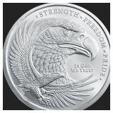 1/4 oz Silver Bullion Eagle Round