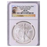 2014-(S) $1 Silver Eagle San Francisco NGC MS-69