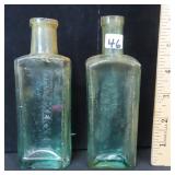 TWO (2) 19th Century Bottles incl. Whitaker &