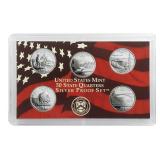 2005 S U.S. Mint Proof Silver State Quarter Set