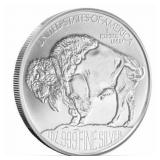 One Ounce .999 Fine Silver Buffalo/Indian Bullion