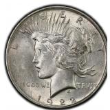 1922-P Peace Dollar Silver U.S. Philadelphia Mint
