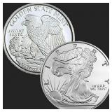 1/10 oz Walking Liberty Fractional Silver Round