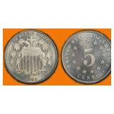 1883 Shield Nickel PCGS Proof-66+