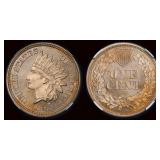 550 Minted! 1862 Indian Cent NGC Proof-65