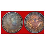 1892 Barber Quarter PCGS Proof-64 (CAC) (Toned)