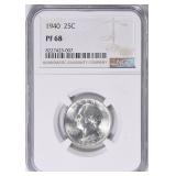$7750 NGC Guide: 1940 Quarter NGC Proof-68