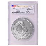 2014-P ATB 5 oz. Silver Quarter Arches PCGS SP-69