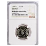 1999-S State Quarter Georgia NGC Proof-70 UC