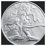 1 Troy oz Trivium Girls .999 Fine Silver Round