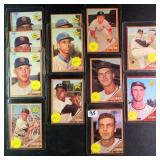 Twelve (12) 1962 Topps Baseball incl. Eight (8) RC