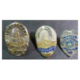 Vintage mini badge pins incl. Beverly Hills, Los