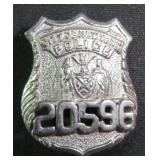 Vintage New York City mini shield badge pin