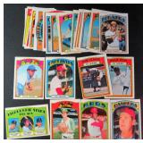 Twenty-Seven (27) 1972 Topps Baseball Cards incl.