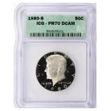 1980-S Kennedy Half Dollar ICG Proof-70 DCAM