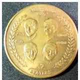 1964 Beatles U.S. Visit NEMS Brass Token