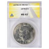 1978-D Eisenhower Dollar ANACS MS-62