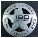 1823-2003 Texas Rangers 180th Anniv. TRHFM