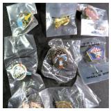 Eight (8) Unopened U.S. Space Pin Backs