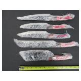 Handmade Chef's Kitchen Knife Set