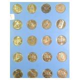 Twenty (20) 99.9% pure nickel Canadian Nickels