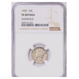 1939 Mercury Dime NGC VF Details