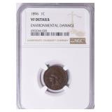 1896 Indian Cent NGC VF Details