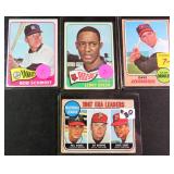 Four (4) 1960's Baseball Cards