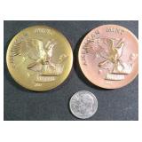 TWO (2) ANA 83rd Anniv. Convention (1974) Medals