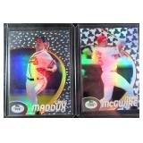 TWO (2) Topps Tek Baseball Cards: Greg Maddux