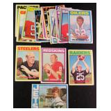Twenty-Four (24) 1972 Topps Football Cards incl