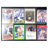 Eight (8) Signed Baseball incl. Javy Lopez and Joe