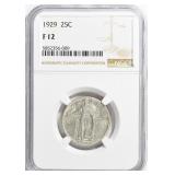 1929 Standing Liberty Quarter NGC F-12