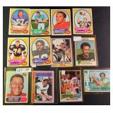 1970's Football Cards incl. Will Brown, Riggins,
